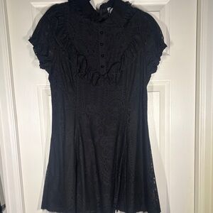 Killstar Black Lace Mini Dress